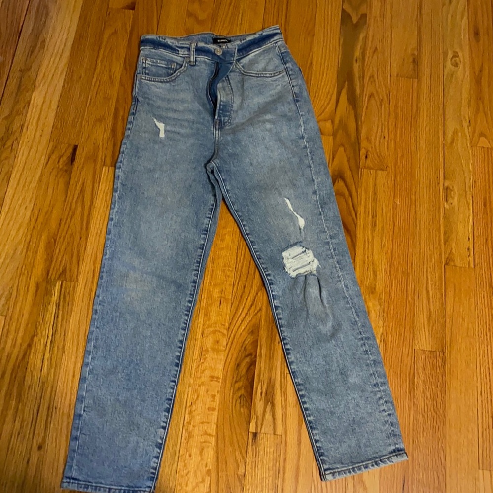 Express mom jeans